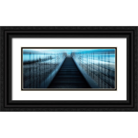 Andattheend... Black Ornate Wood Framed Art Print with Double Matting by Mus, Jurgen