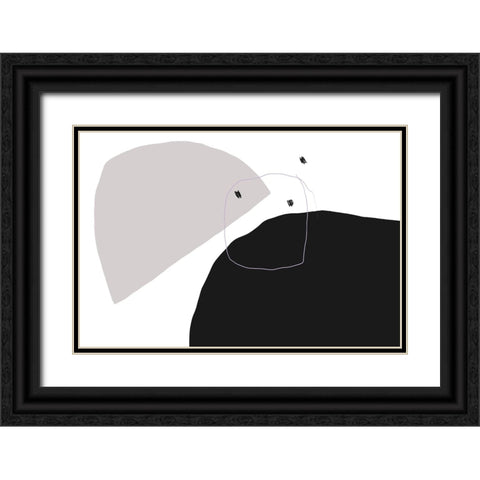 Soulmates Black Ornate Wood Framed Art Print with Double Matting by uplusmestudio