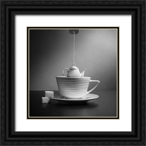 Untitled Black Ornate Wood Framed Art Print with Double Matting by Ivanova, Victoria