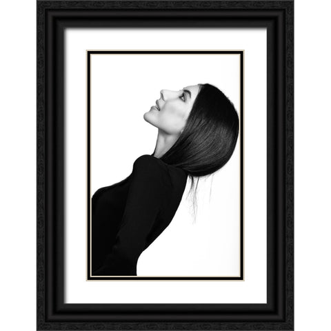 Untitled Black Ornate Wood Framed Art Print with Double Matting by Tejada, Cesar