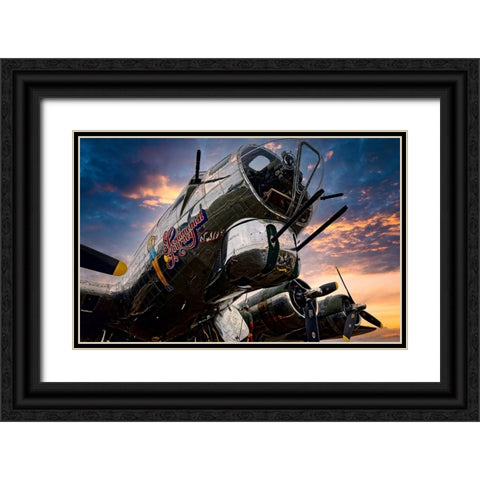 Sentimental Journey Black Ornate Wood Framed Art Print with Double Matting by Mccleave, Thomas