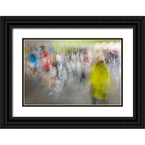 Marathon Black Ornate Wood Framed Art Print with Double Matting by Ruckert, Stephan