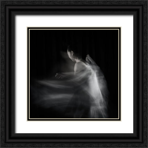 Eve Black Ornate Wood Framed Art Print with Double Matting by Holmstrom, Katarina