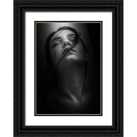 Ritratto Di Elisabetta Black Ornate Wood Framed Art Print with Double Matting by Fidanza, Toni