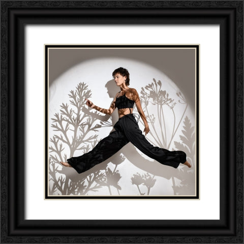 Hang Out Black Ornate Wood Framed Art Print with Double Matting by Anton, Rostovskiy