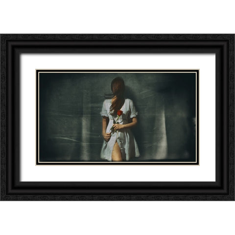 Late Spring Black Ornate Wood Framed Art Print with Double Matting by Sherin.Abdou