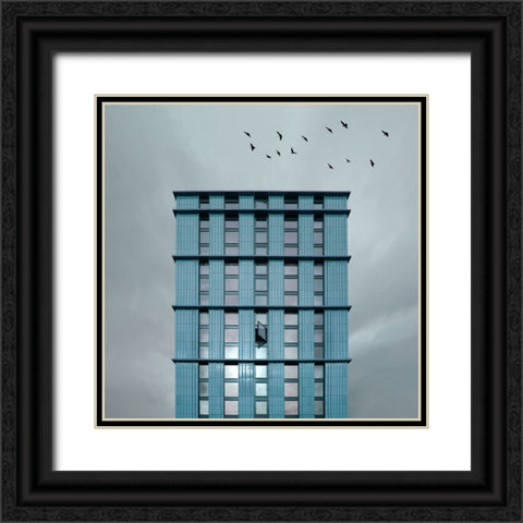 Urban creative Black Ornate Wood Framed Art Print with Double Matting by Schuster, Inge