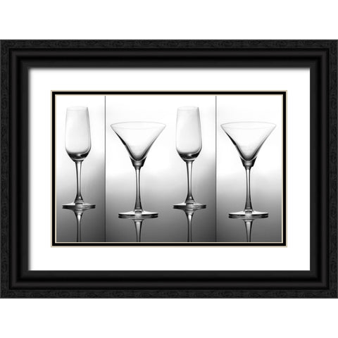 Still Life Art Black Ornate Wood Framed Art Print with Double Matting by Dhuper, Sumit