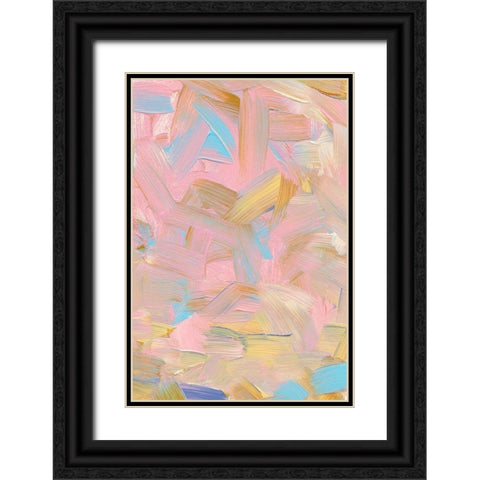 Playday Black Ornate Wood Framed Art Print with Double Matting by uplusmestudio