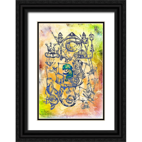 A gray mushroom cabbie No. 3 Black Ornate Wood Framed Art Print with Double Matting by Kulik, Rafal