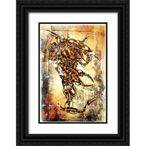 Tekton 28 cyborg Black Ornate Wood Framed Art Print with Double Matting by Kulik, Rafal