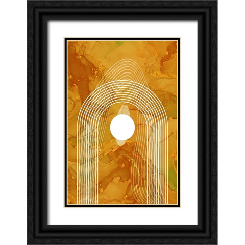 Boho art 2 Black Ornate Wood Framed Art Print with Double Matting by Kulik, Rafal