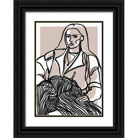 Do You Remember Black Ornate Wood Framed Art Print with Double Matting by Treechild