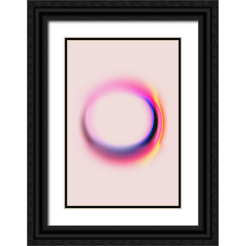 Space No 2 Black Ornate Wood Framed Art Print with Double Matting by Treechild