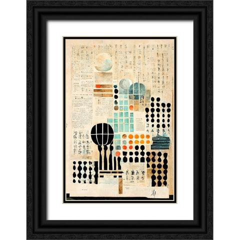 The Formula Black Ornate Wood Framed Art Print with Double Matting by Treechild