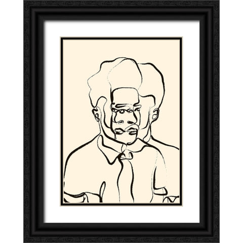 The Past And The Future Black Ornate Wood Framed Art Print with Double Matting by Treechild