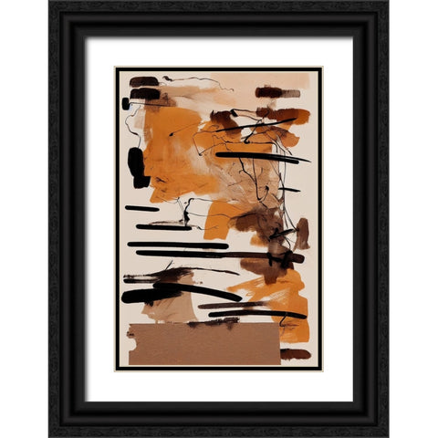 Rusty Machine Black Ornate Wood Framed Art Print with Double Matting by Treechild