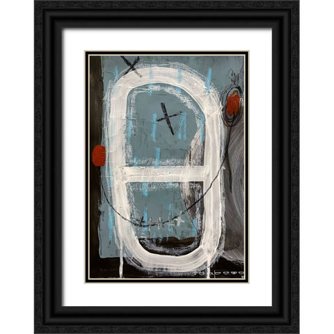 Fresh Start 1 Black Ornate Wood Framed Art Print with Double Matting by Raposo, Afranio