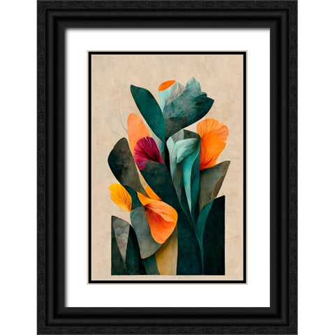 In My Garden Black Ornate Wood Framed Art Print with Double Matting by Treechild