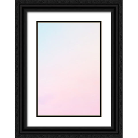 White Pastel Black Ornate Wood Framed Art Print with Double Matting by Thai, Xuan