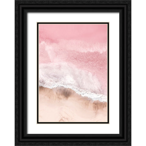 Pink Sea Black Ornate Wood Framed Art Print with Double Matting by Pienaar, Kathrin