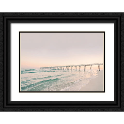 Boardwalk Black Ornate Wood Framed Art Print with Double Matting by Pienaar, Kathrin