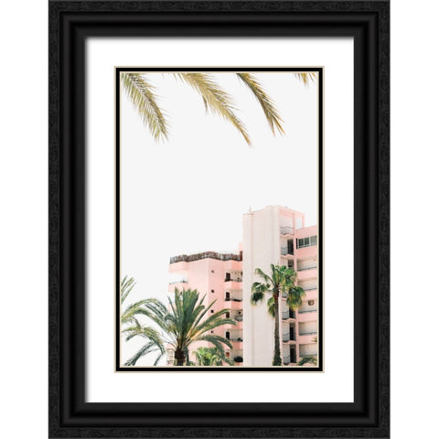 Pink Hotel Black Ornate Wood Framed Art Print with Double Matting by Pienaar, Kathrin