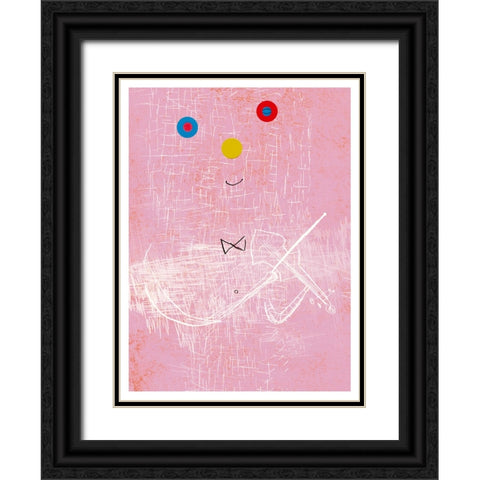 Fiddler. Black Ornate Wood Framed Art Print with Double Matting by Flores, Leonardo