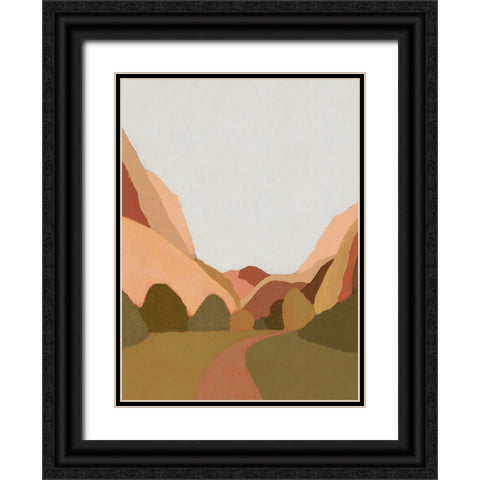 Morning Walk Black Ornate Wood Framed Art Print with Double Matting by Galitsyna, Alisa