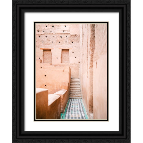 Magical Marrakech Black Ornate Wood Framed Art Print with Double Matting by Zwart, Raisa