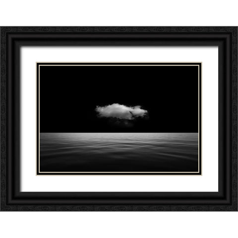 Lonely Cloud Black Ornate Wood Framed Art Print with Double Matting by Eisele, Stefan