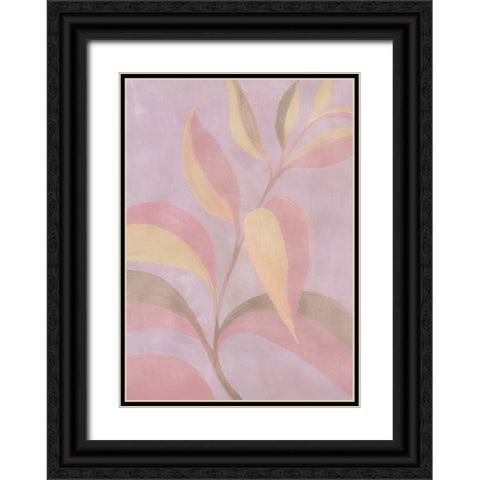 Haneul leaves Black Ornate Wood Framed Art Print with Double Matting by Laiz Blursbyai, Rosana