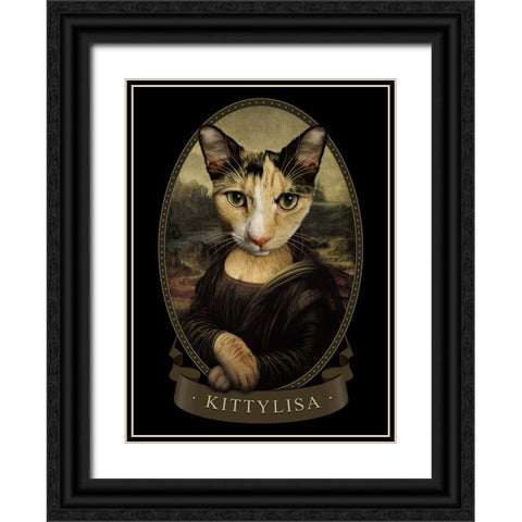 KittyLisa Black Ornate Wood Framed Art Print with Double Matting by Lawless, Adam