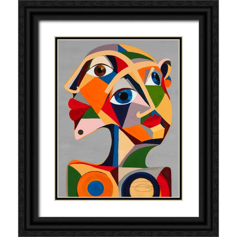 Morgonsol Black Ornate Wood Framed Art Print with Double Matting by Florea, Simona