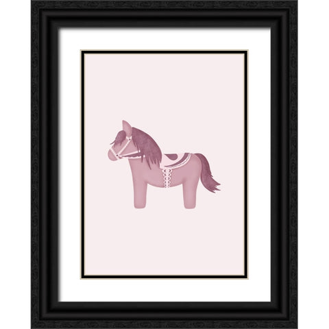 Dalaponny Black Ornate Wood Framed Art Print with Double Matting by Eleonora, Aminah