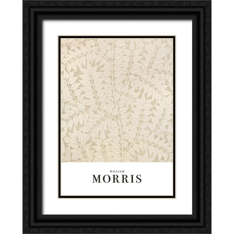 Branch Black Ornate Wood Framed Art Print with Double Matting by Pictufy