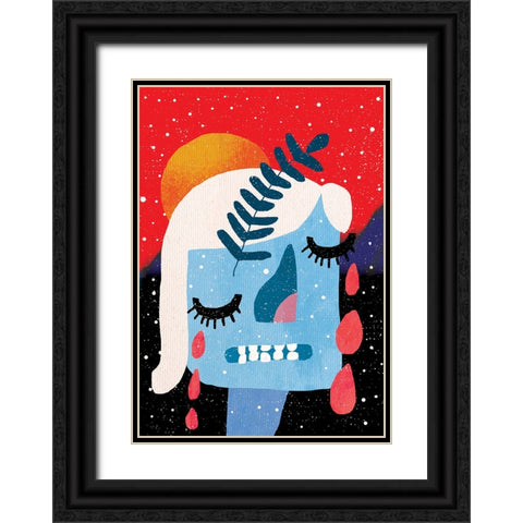 Broken Horizon Black Ornate Wood Framed Art Print with Double Matting by Demir, Aylin