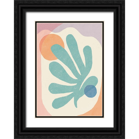 Sun a Moon Black Ornate Wood Framed Art Print with Double Matting by Demir, Aylin