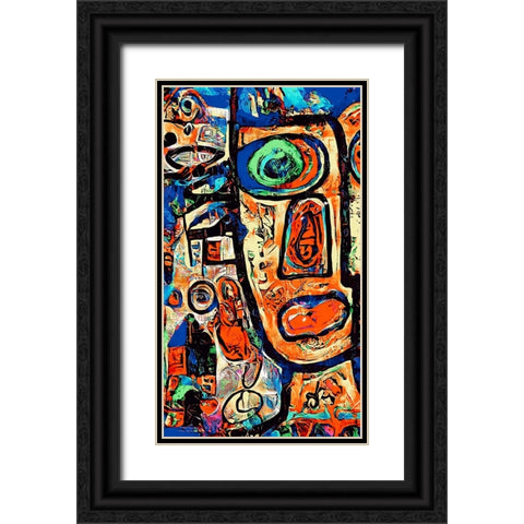 Blick vint Black Ornate Wood Framed Art Print with Double Matting by Baco, Velibor