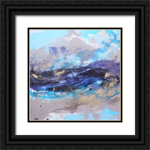 Ocean Breeze 2 Black Ornate Wood Framed Art Print with Double Matting by Wattre, Francoise