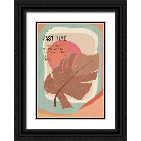 Fall Begins Black Ornate Wood Framed Art Print with Double Matting by Demir, Aylin