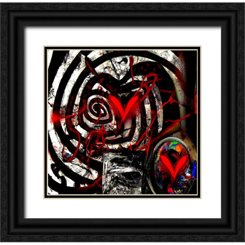 Lovt Black Ornate Wood Framed Art Print with Double Matting by Baco, Velibor