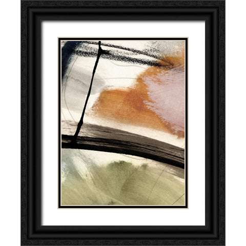 Light No2 Black Ornate Wood Framed Art Print with Double Matting by Hobday, Dan