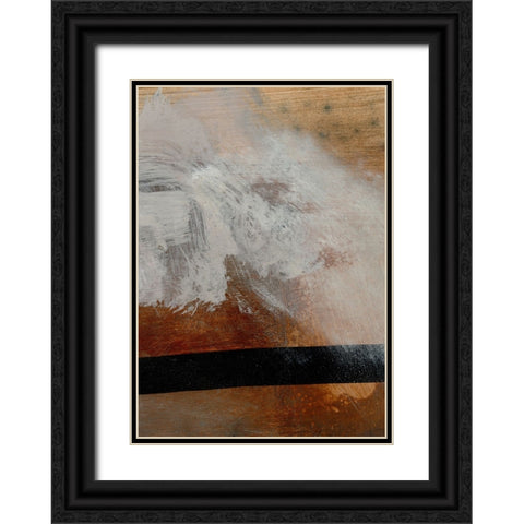 Layers Black Ornate Wood Framed Art Print with Double Matting by Hobday, Dan