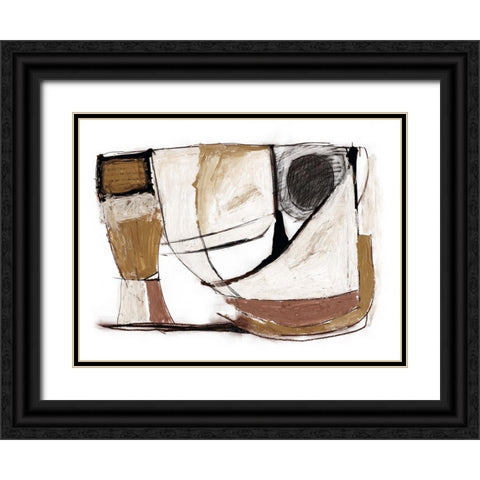 Sailing Black Ornate Wood Framed Art Print with Double Matting by Hobday, Dan