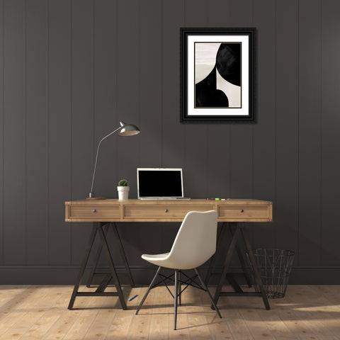 Night Black Ornate Wood Framed Art Print with Double Matting by Hobday, Dan