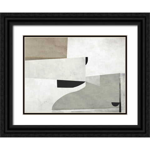 Priory Black Ornate Wood Framed Art Print with Double Matting by Hobday, Dan