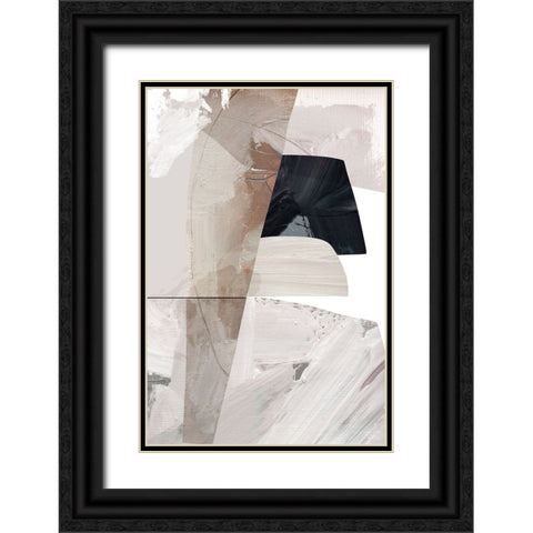 Caves Black Ornate Wood Framed Art Print with Double Matting by Hobday, Dan