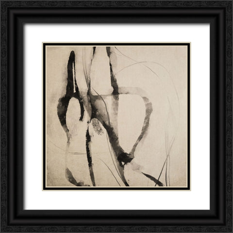 Onisa Black Ornate Wood Framed Art Print with Double Matting by Hobday, Dan