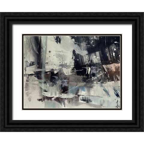 Crowded Black Ornate Wood Framed Art Print with Double Matting by Hobday, Dan